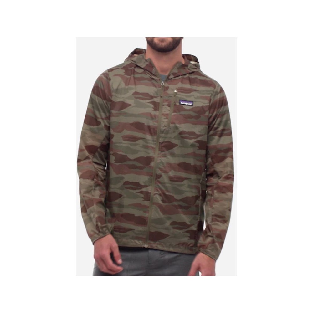 Patagonia Men’s Houdini Camoflauge Windbreaker Jacket L